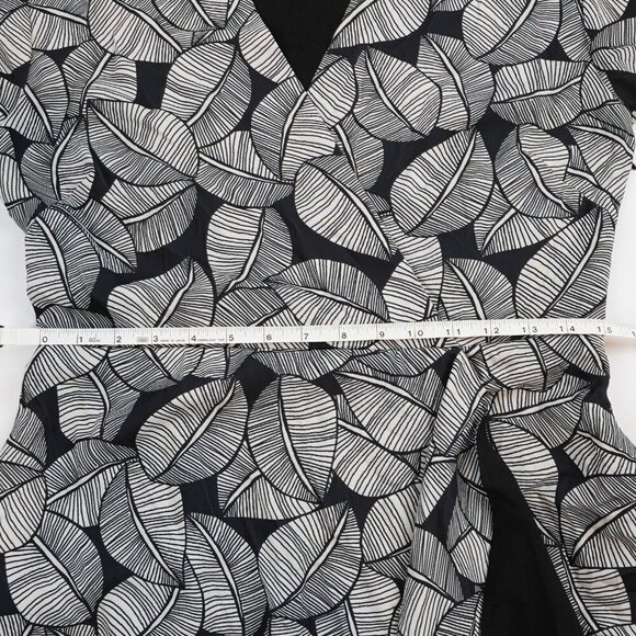 Natori Leaves of Paradise Asymmetrical Dress - Size 8 - EUC - Picture 7 of 9